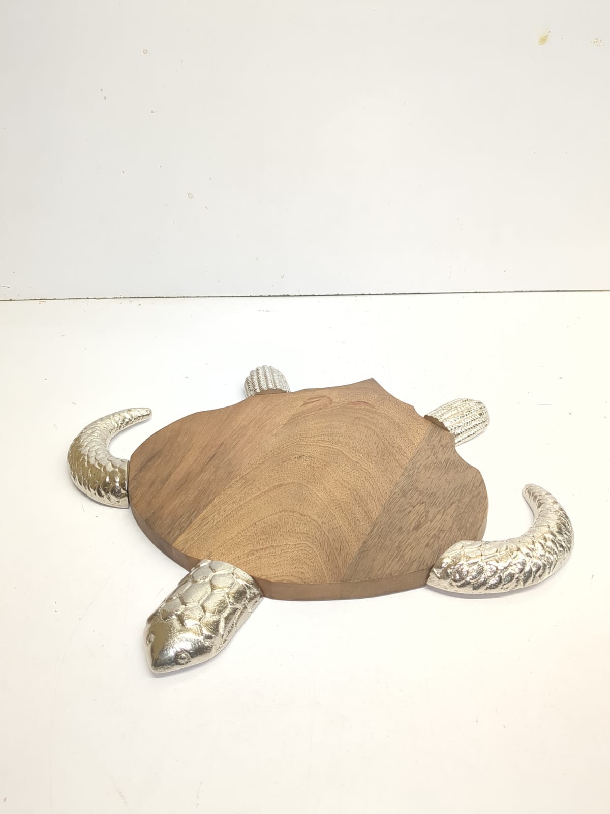 Wooden Silver Turtle Chopping Board