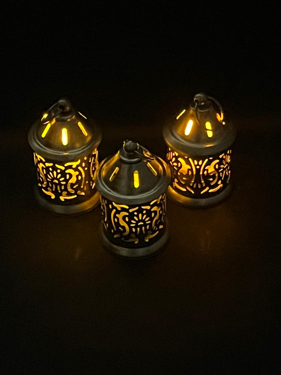 Gold tea light set