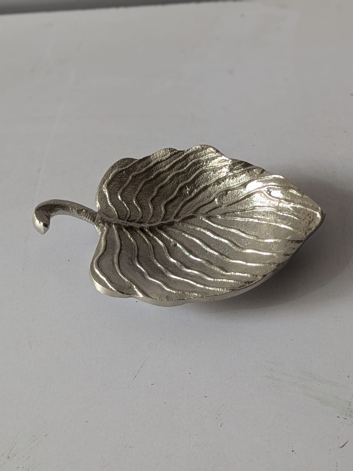 Leaf German Silver Tray