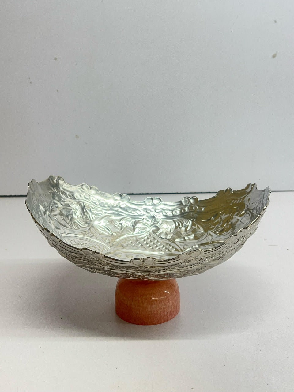 Silver Oval Bowl