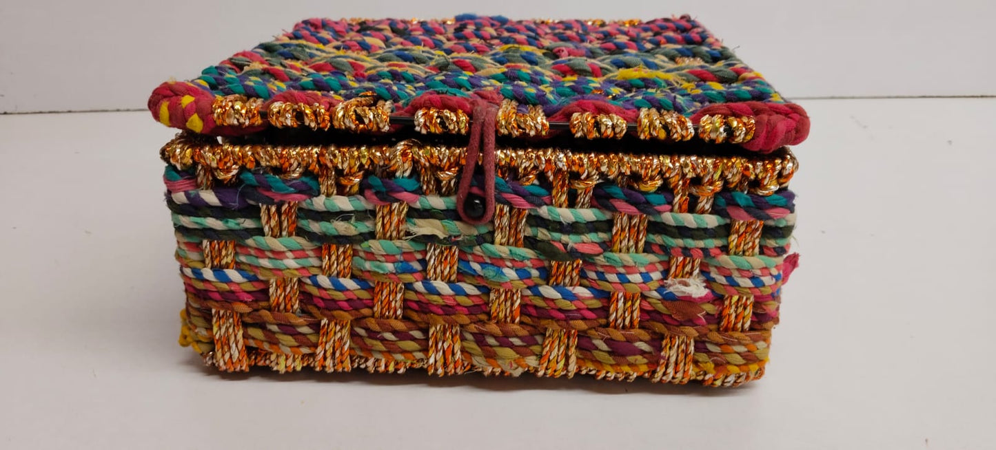 Colourful Jute basket