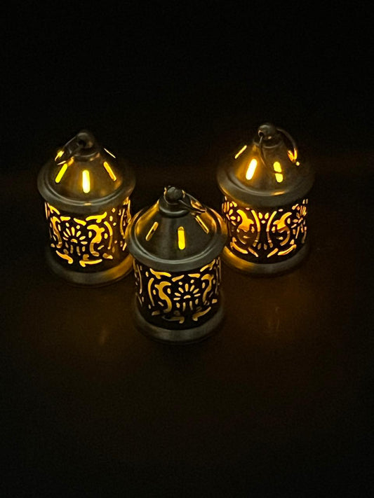 Gold tea light set