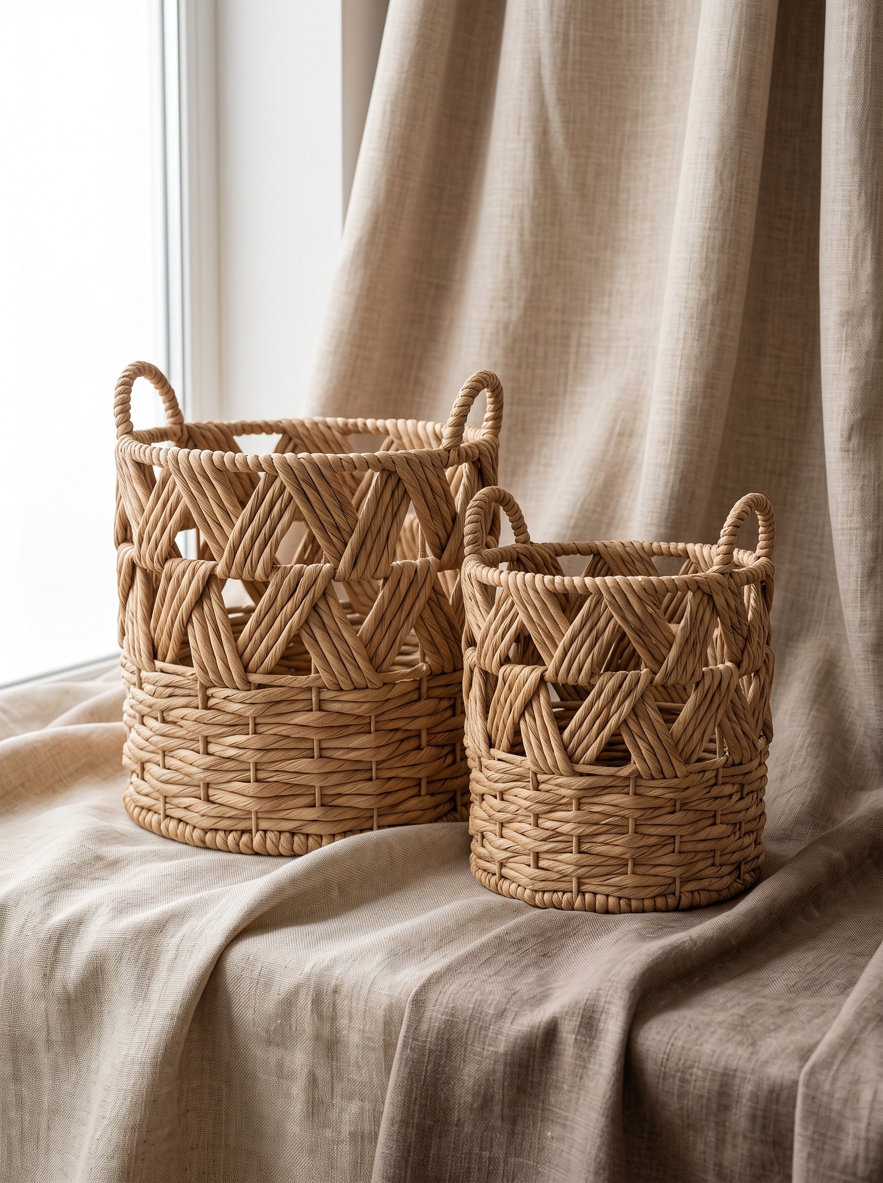 Raffia Planter Basket