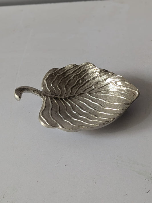 Leaf German Silver Tray