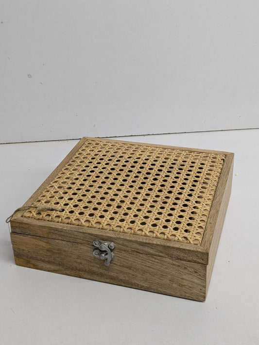 Rattan Wooden Box