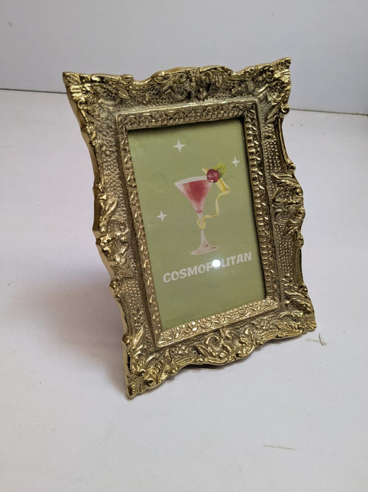 Gold Metal Photo Frame