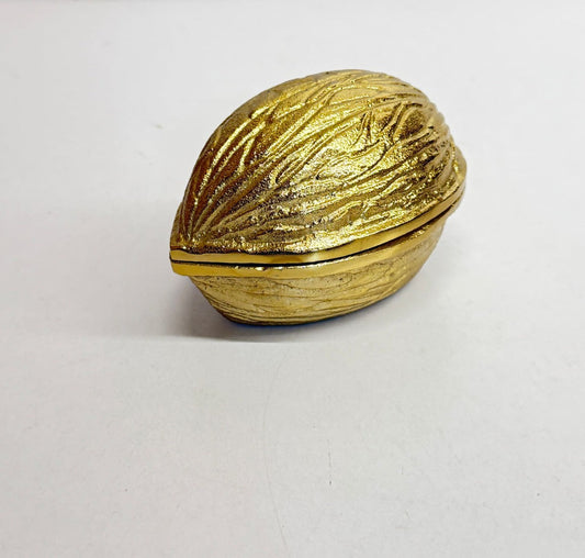 Golden Walnut Trinket Jar