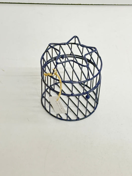 Blue Metal  Basket