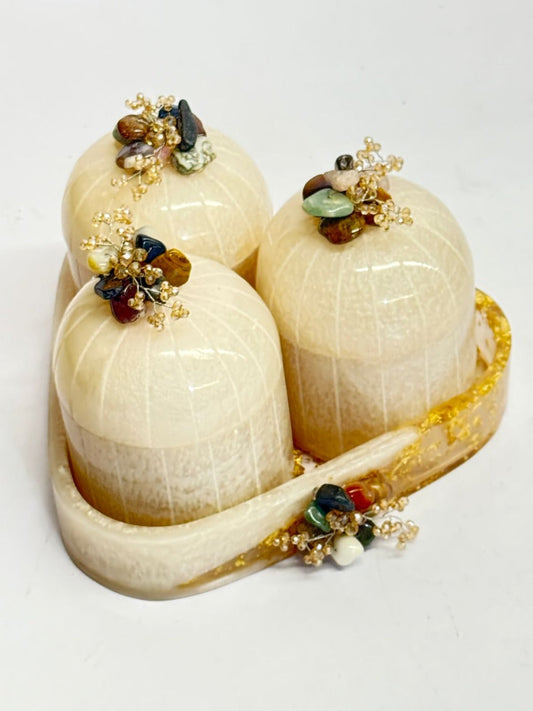 Decorative Resin Jar set of three