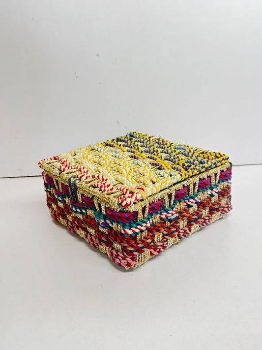 Recycle Multi Colour Box Sqaure
