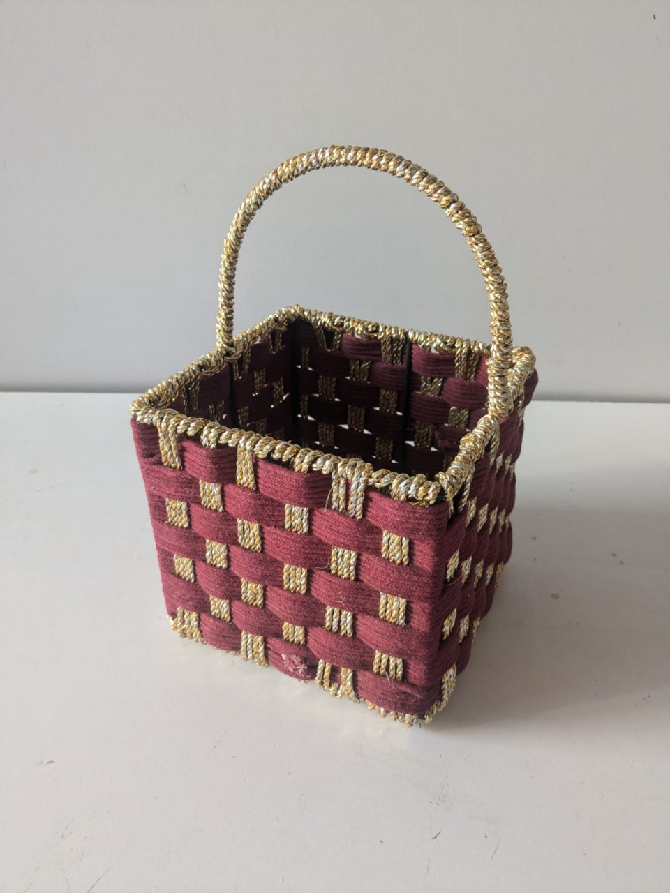 Multi Colour Jute Basket