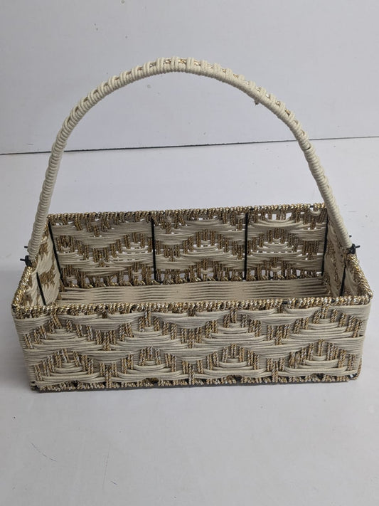 Multi Colour Jute Basket