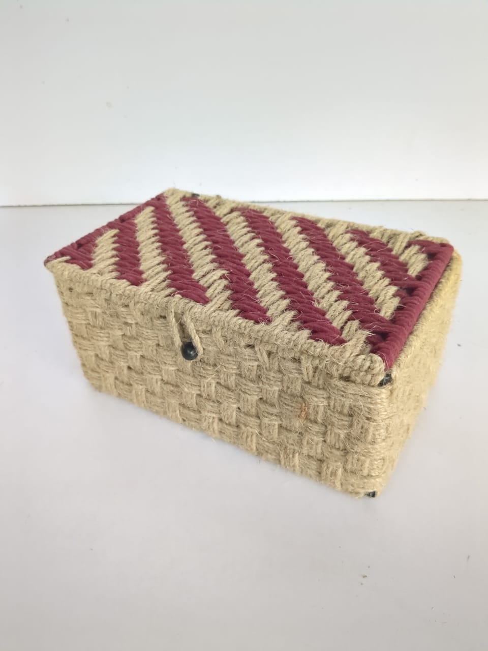 Multi Colour Jute Basket