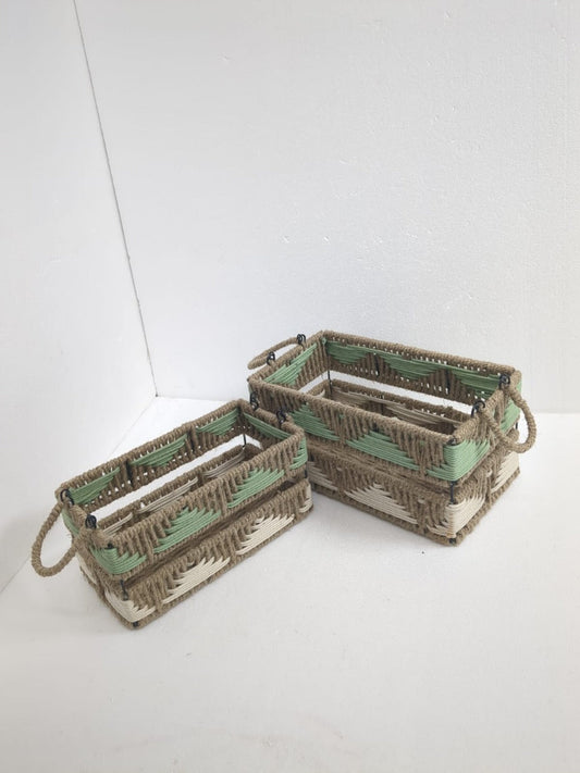 Colourfull Jute Basket