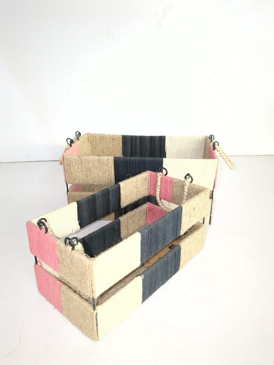Colourful Jute Basket