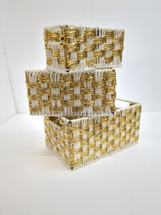 Multi Jut Basket Set Of Three