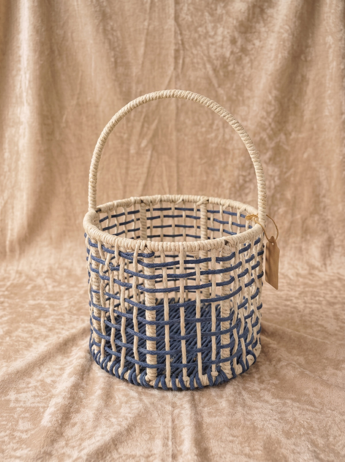 Cylindrical Hamper Basket