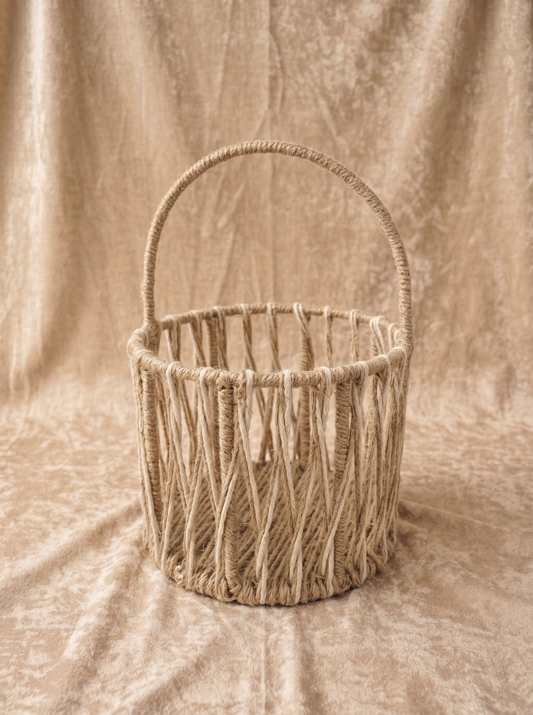 Cylindrical Hamper Basket
