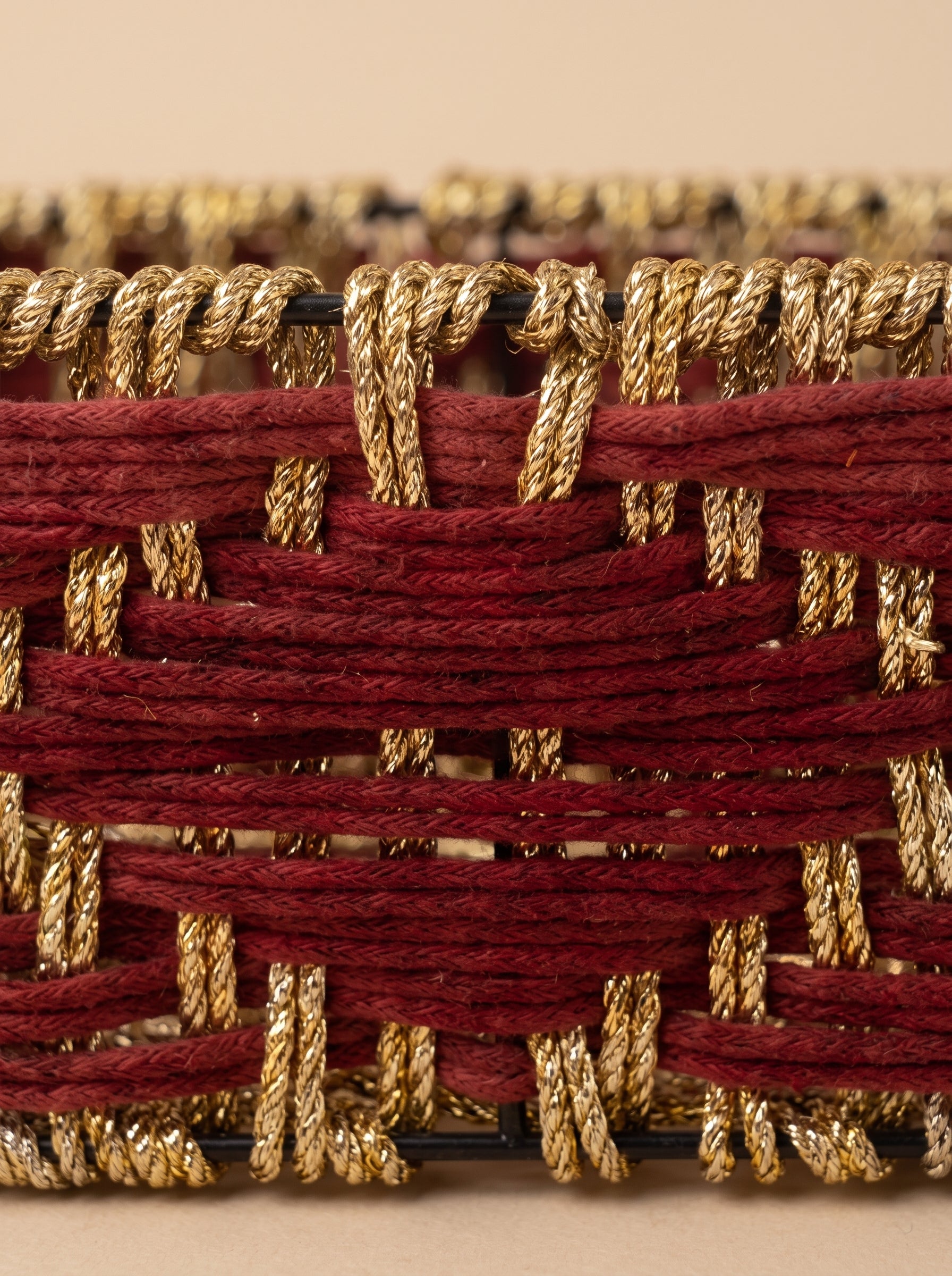 Red Basket with Handle